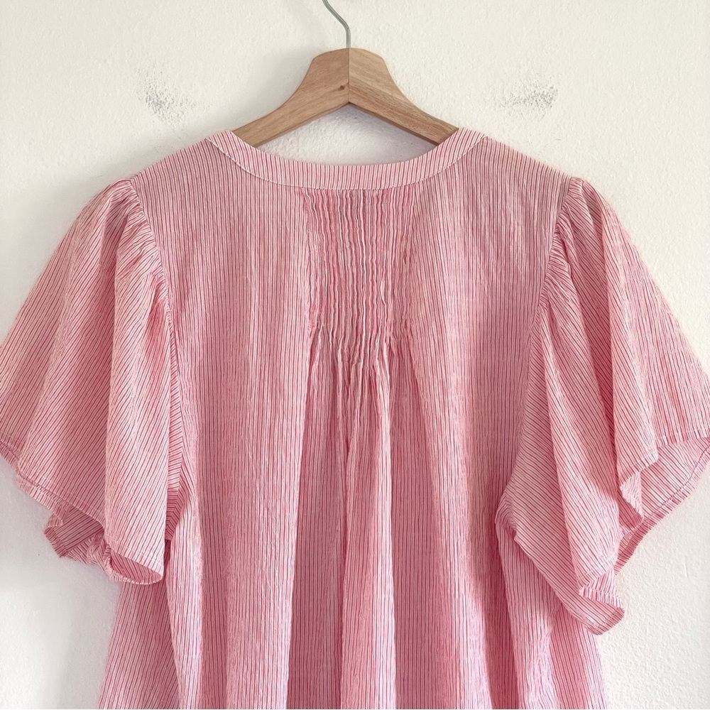 The Nines by HATCH Light Pink Button-Down Blouse - Picture 8 of 13